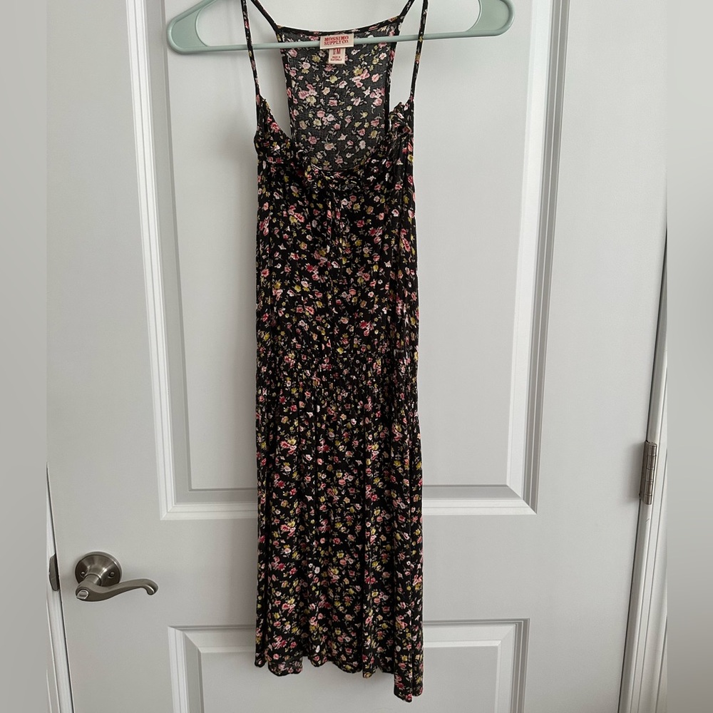 Mossimo Supply Co Dress - Floral Black - Size M - Juniors